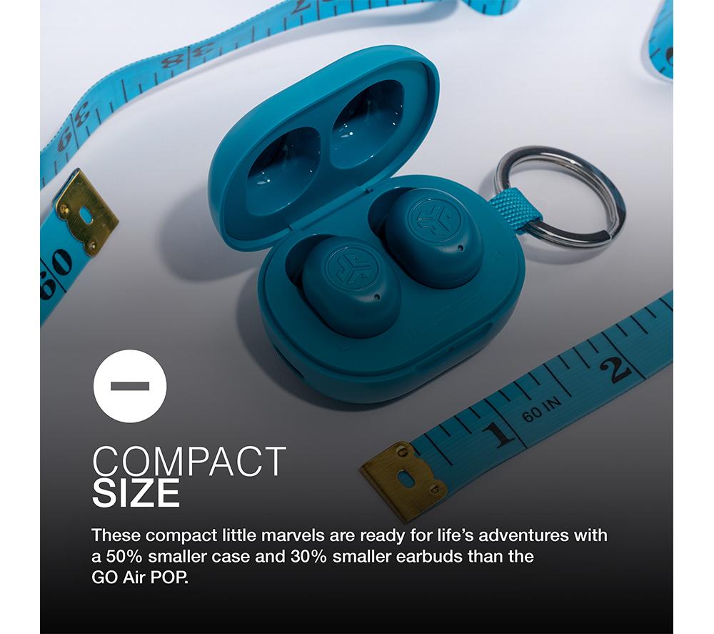 JLAB AUDIO JBuds Mini Wireless Bluetooth Earbuds - Aqua Teal image number 2 of 7