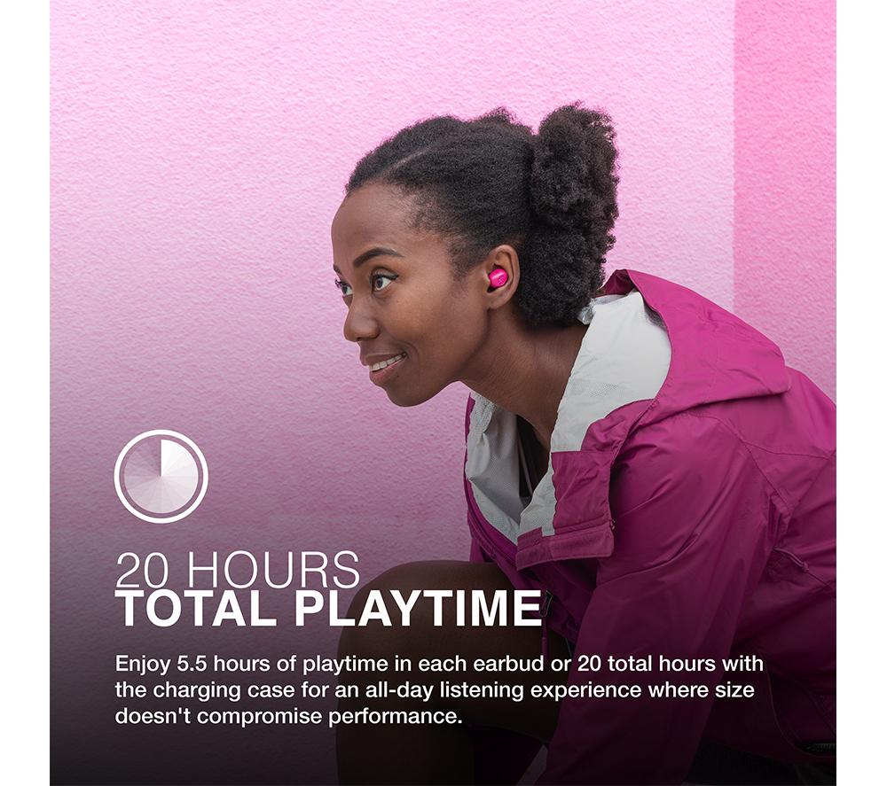 JLAB AUDIO JBuds Mini Wireless Bluetooth Earbuds - Pink image number 6 of 7