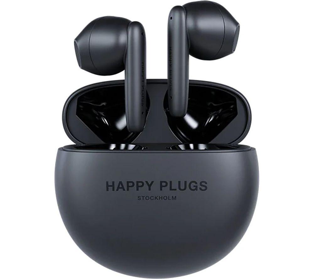 HAPPY PLUGS Joy Lite Wireless Bluetooth Earbuds - Black image number 3 of 5