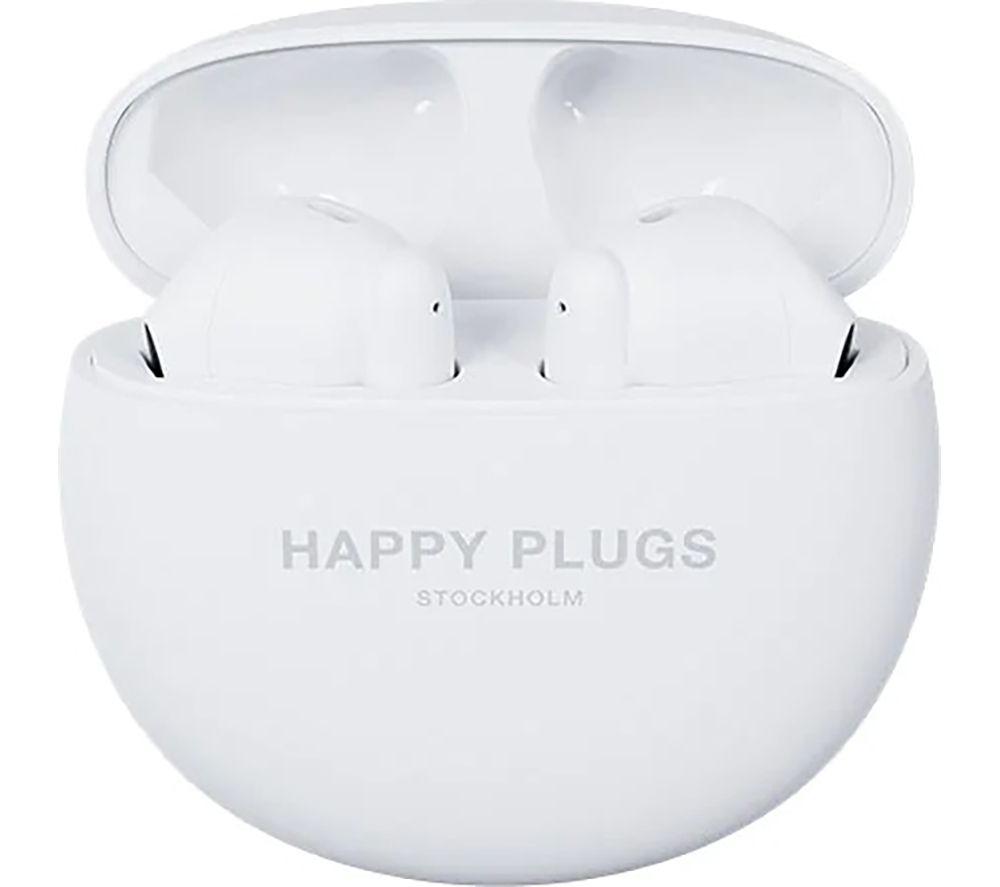 HAPPY PLUGS Joy Lite Wireless Bluetooth Earbuds - White image number 4 of 5