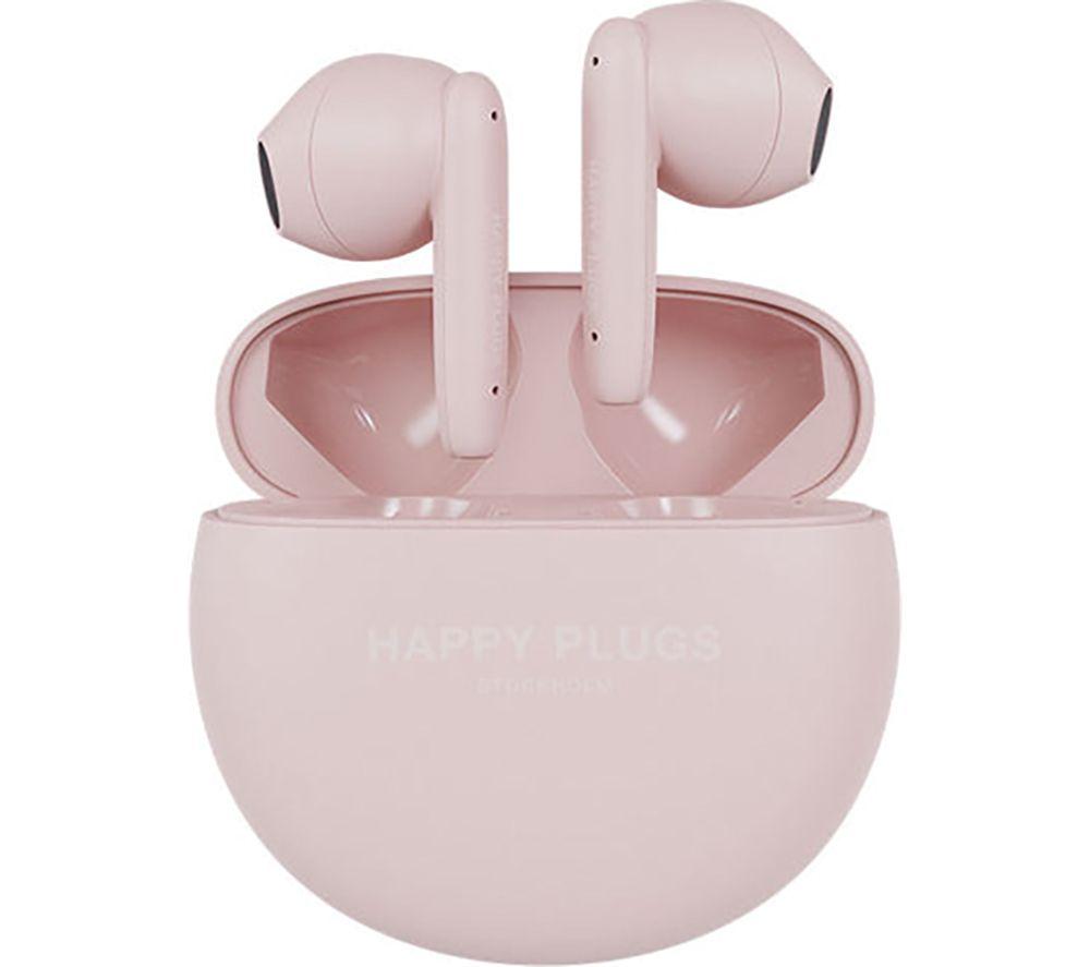 HAPPY PLUGS Joy Lite Wireless Bluetooth Earbuds - Pink image number 3 of 5