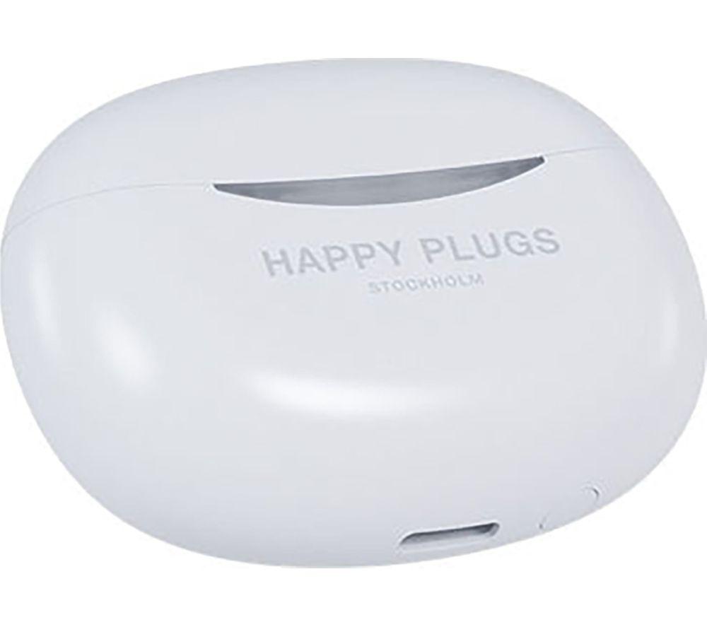 HAPPY PLUGS Joy Pro Wireless Bluetooth Noise-Cancelling Earbuds - White image number 5 of 5