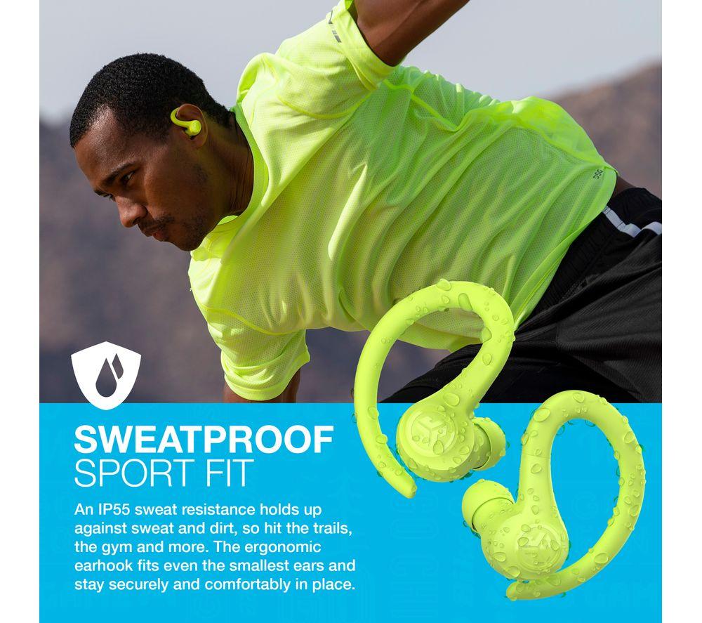 JLAB AUDIO Go Air Sport Wireless Bluetooth Earbuds - Neon Yellow image number 5 of 8