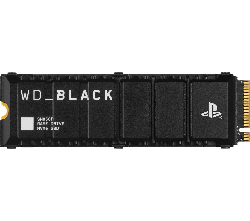 WD _BLACK SN850 M.2 Internal SSD with Heatsink - 4 TB, Black