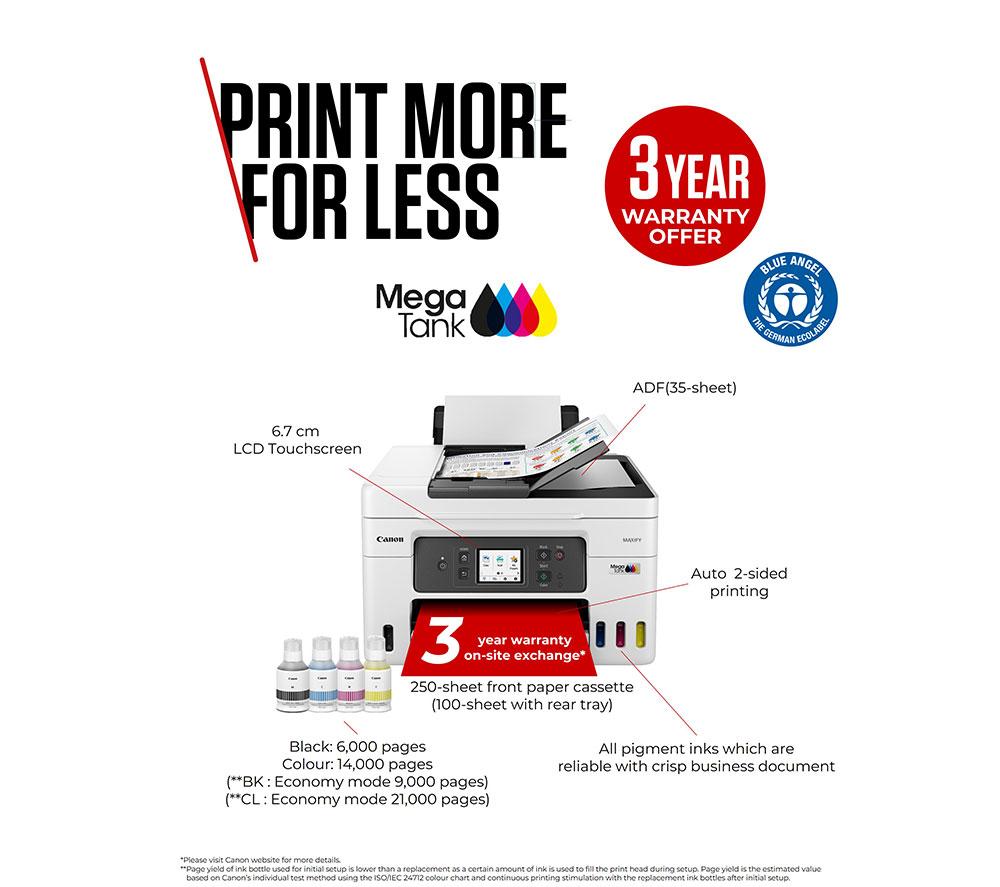 CANON MAXIFY GX4050 All-in-One Wireless Inkjet Printer with Fax image number 2 of 8