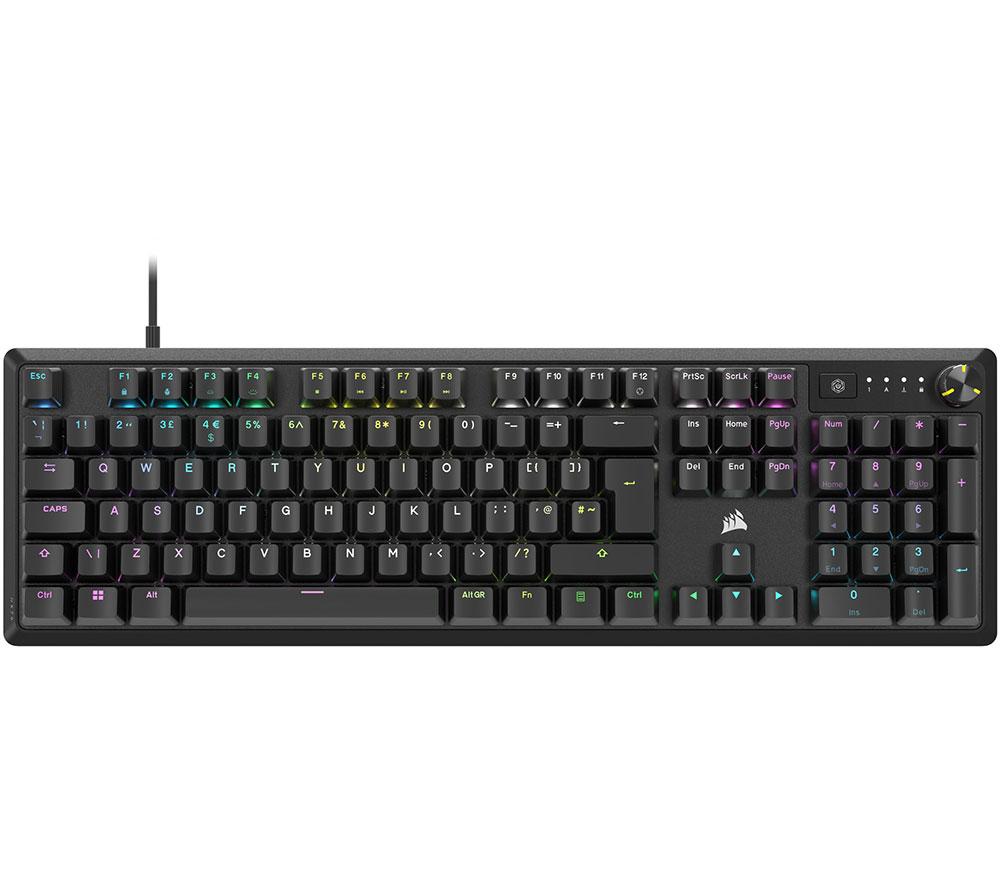 CORSAIR K70 Coreu0026tradeRGB Mechanical Gaming Keyboard - Black, Black