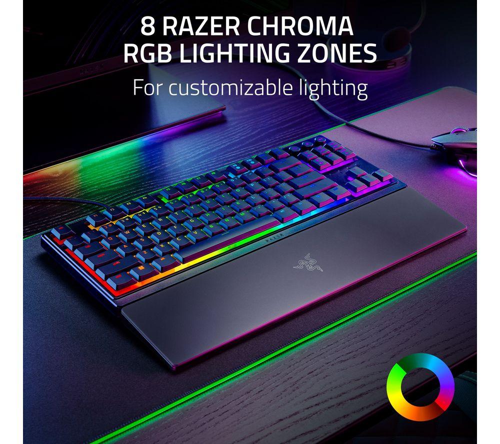 RAZER Ornata V3 TKL Gaming Keyboard - Black image number 7 of 8
