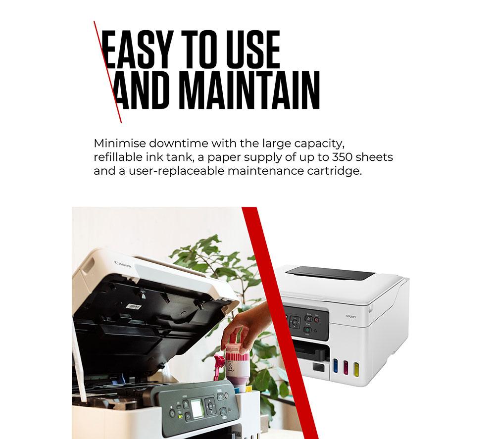 CANON MAXIFY GX3050 All-in-One Wireless Inkjet Printer image number 5 of 8