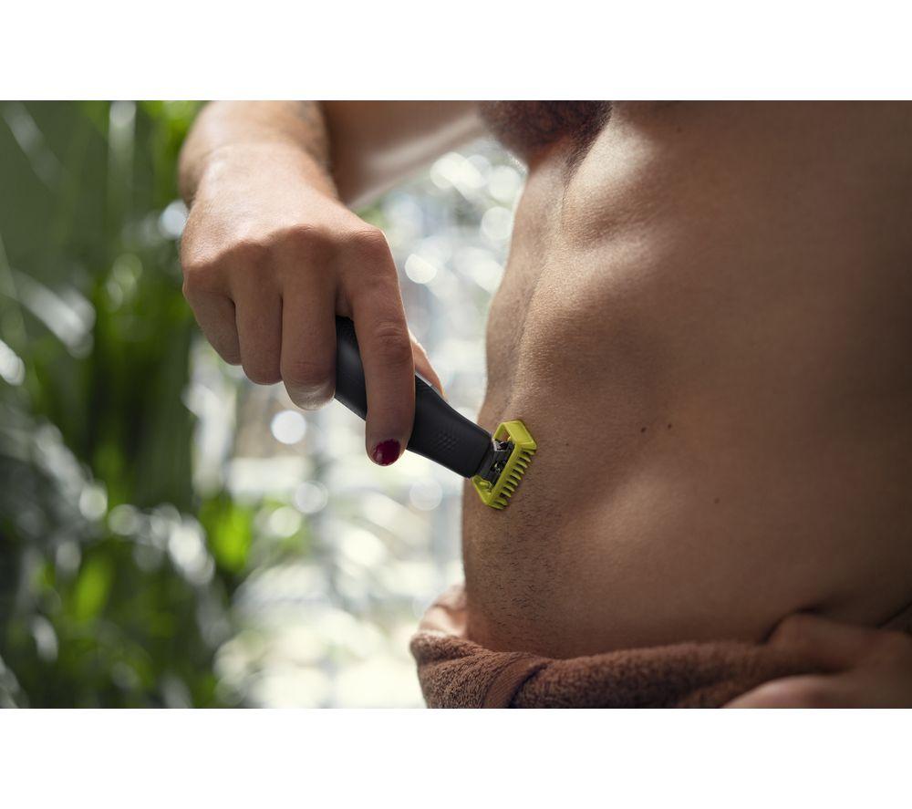 PHILIPS OneBlade Pro 360 QP6651/30 Wet & Dry Hybrid Face & Body Shaver Kit image number 5 of 9