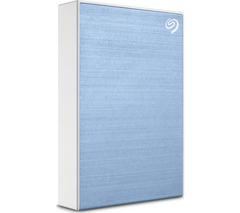 SEAGATE One Touch Portable Hard Drive - 2 TB, Blue