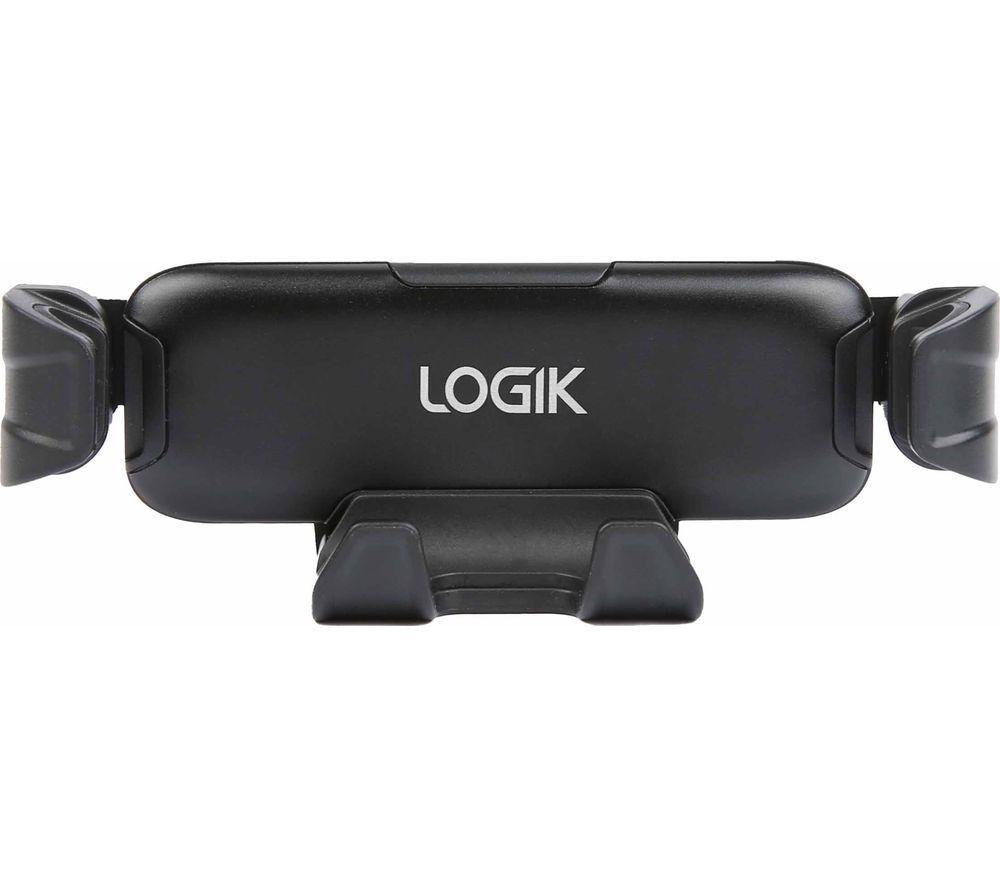 LOGIK Universal Smartphone Car Air Vent Mount - Black image number 2 of 8