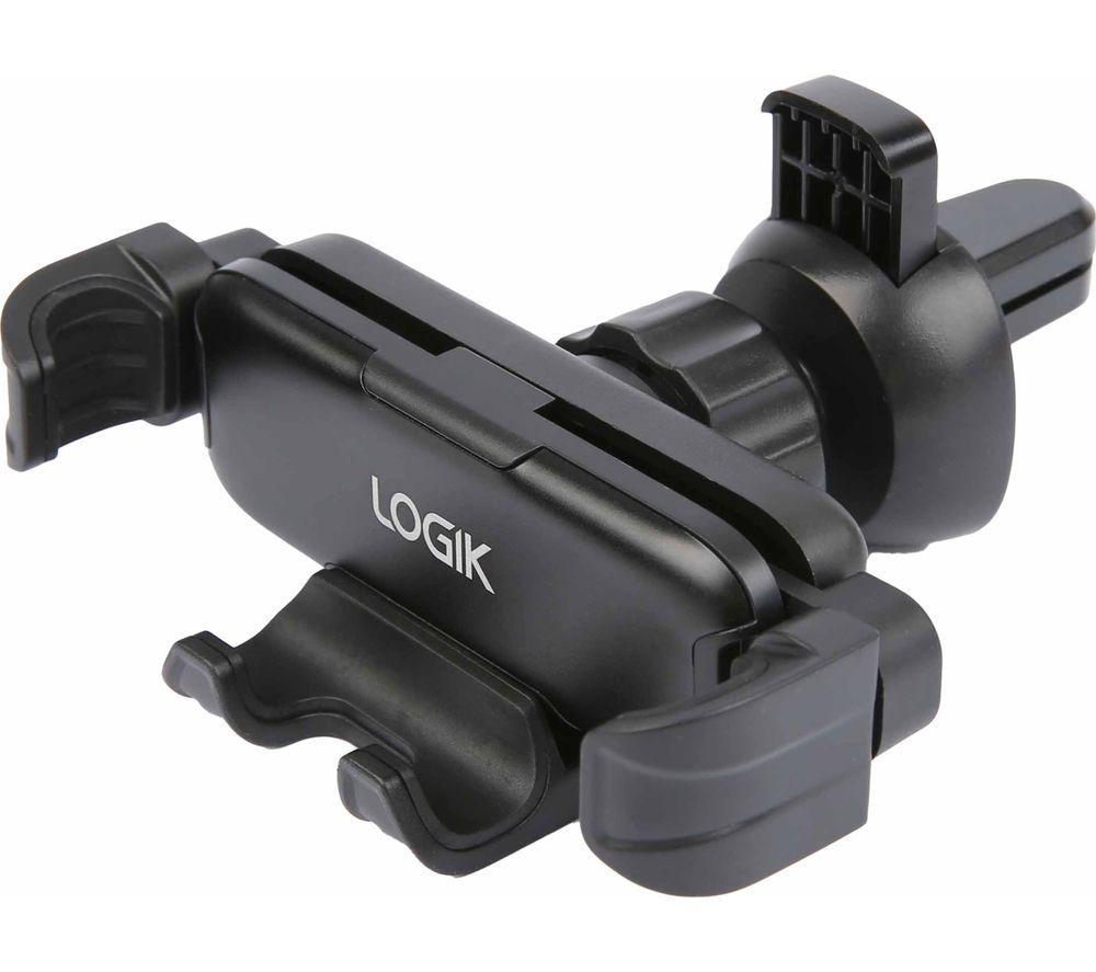 LOGIK Universal Smartphone Car Air Vent Mount - Black image number 3 of 8