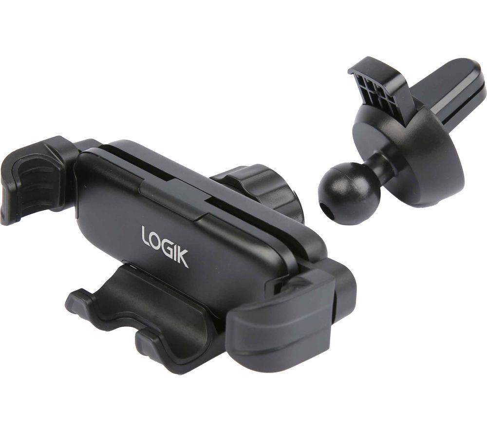 LOGIK Universal Smartphone Car Air Vent Mount - Black image number 4 of 8
