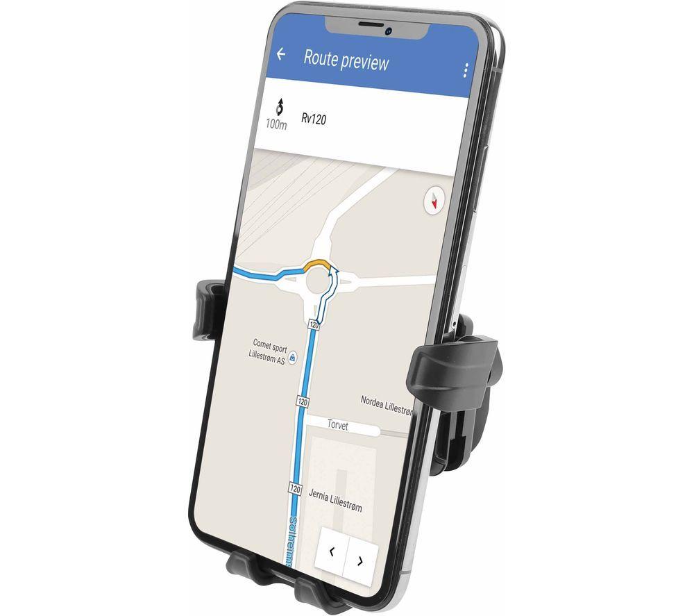 LOGIK Universal Smartphone Car Air Vent Mount - Black image number 7 of 8