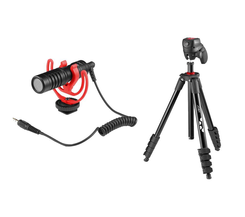 Joby Compact Action Tripod & Wavo Mobile JB01643-BWW Camera Microphone Bundle review