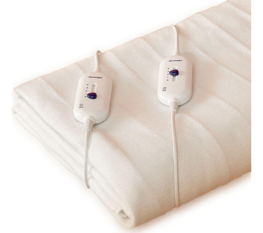 SILENTNIGHT Yours and Mine Dual Control Electric Blanket - Double