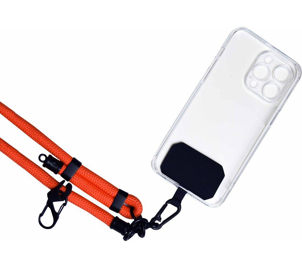 GOJI GPNLON25 Universal Crossbody Phone Strap - Orange image number 2 of 4