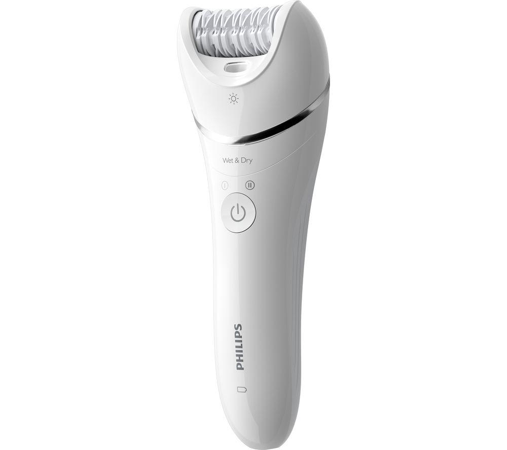 PHILIPS BRE710/01 Series 8000 Wet & Dry Epilator - White