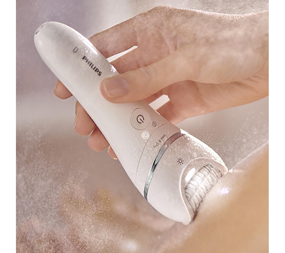 PHILIPS BRE710/01 Series 8000 Wet & Dry Epilator - White image number 3 of 5
