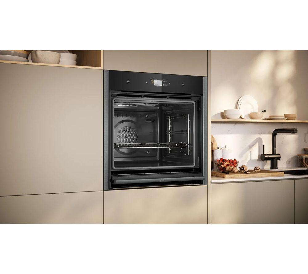 NEFF Slide&Hide N90 B64CS71G0B Electric Pyrolytic Smart Oven - Graphite image number 4 of 17