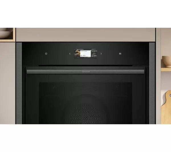 NEFF Slide&Hide N90 B64CS71G0B Electric Pyrolytic Smart Oven - Graphite image number 18 of 18