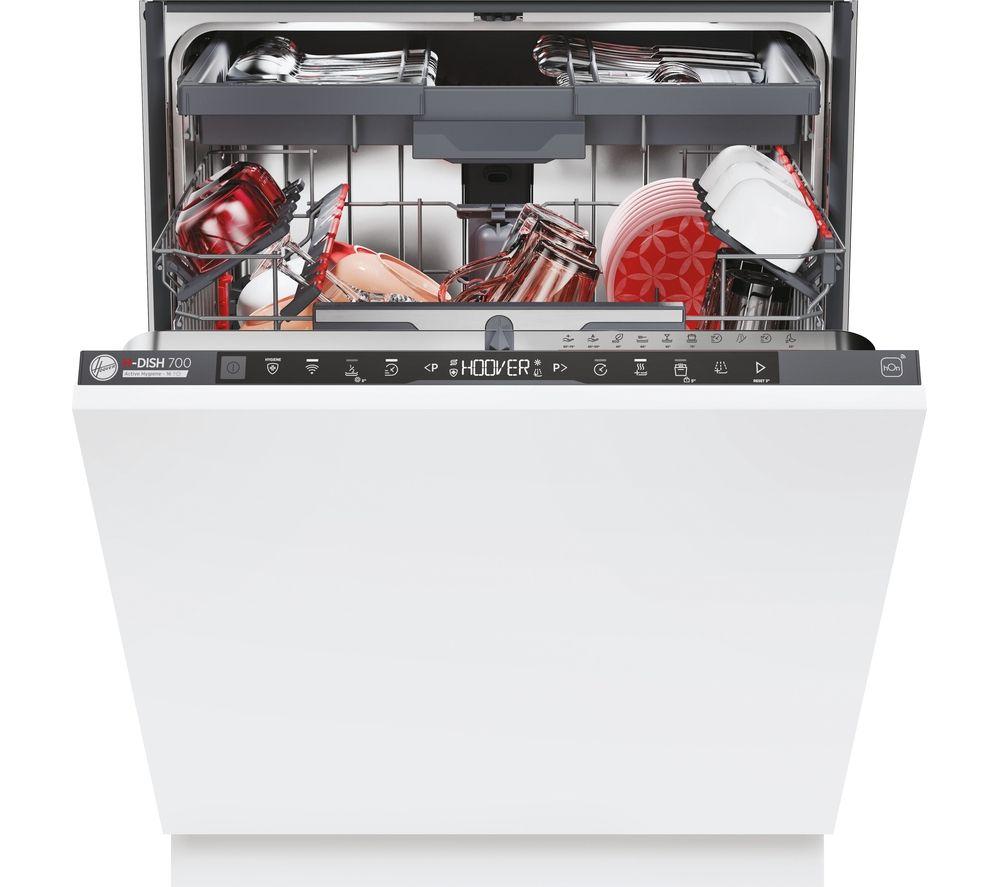 HOOVER HI 6B2S3PSTA-80 Full Size Fully Integrated WiFi-enabled Dishwasher