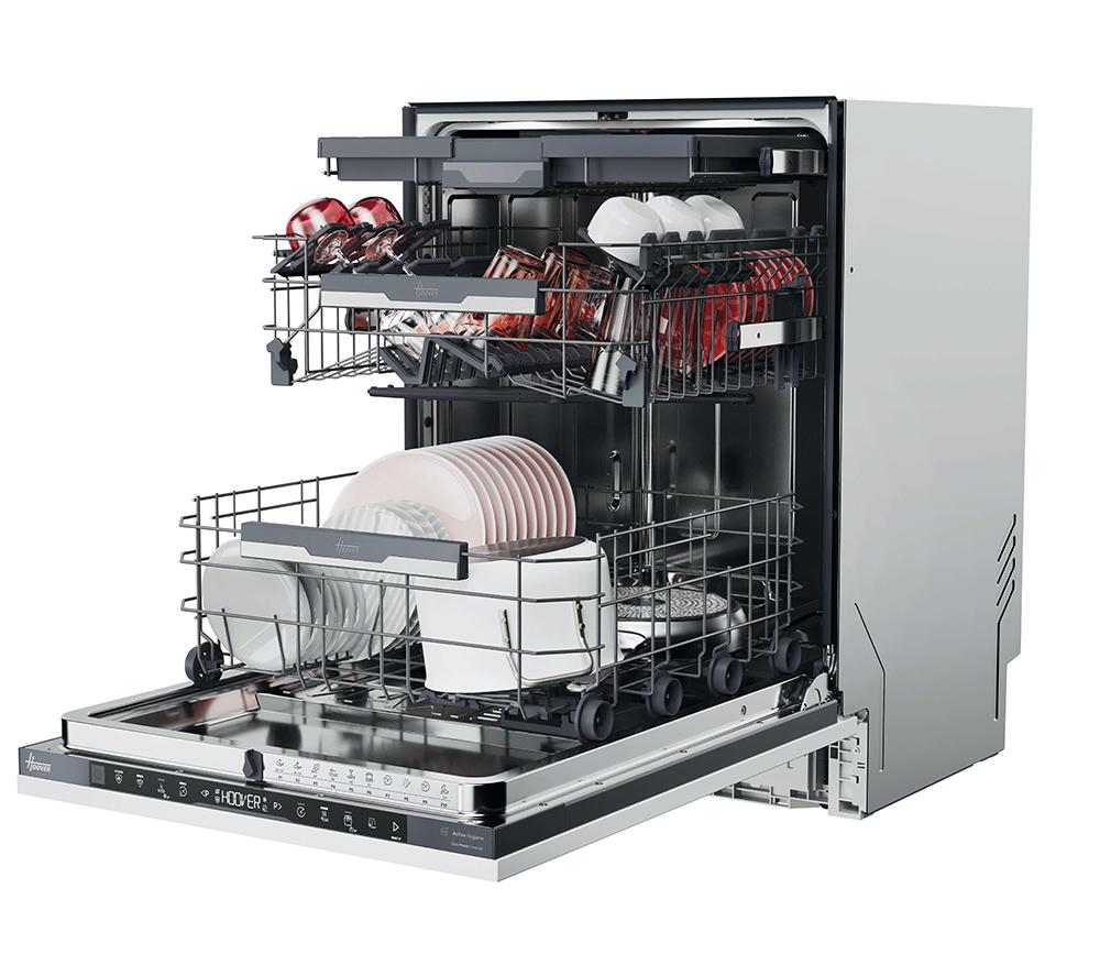 HOOVER HI 6B2S3PSTA-80 Full Size Fully Integrated WiFi-enabled Dishwasher image number 5 of 25