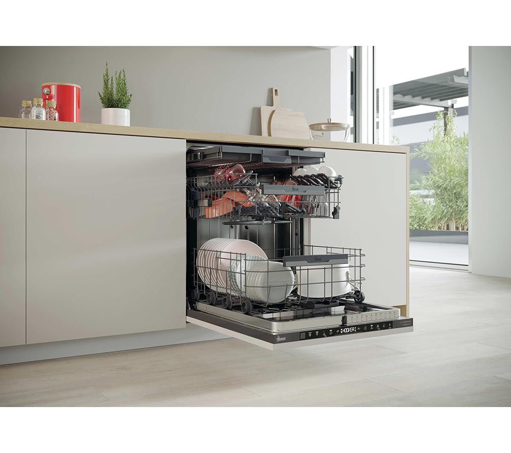 HOOVER HI 6B2S3PSTA-80 Full Size Fully Integrated WiFi-enabled Dishwasher image number 19 of 25