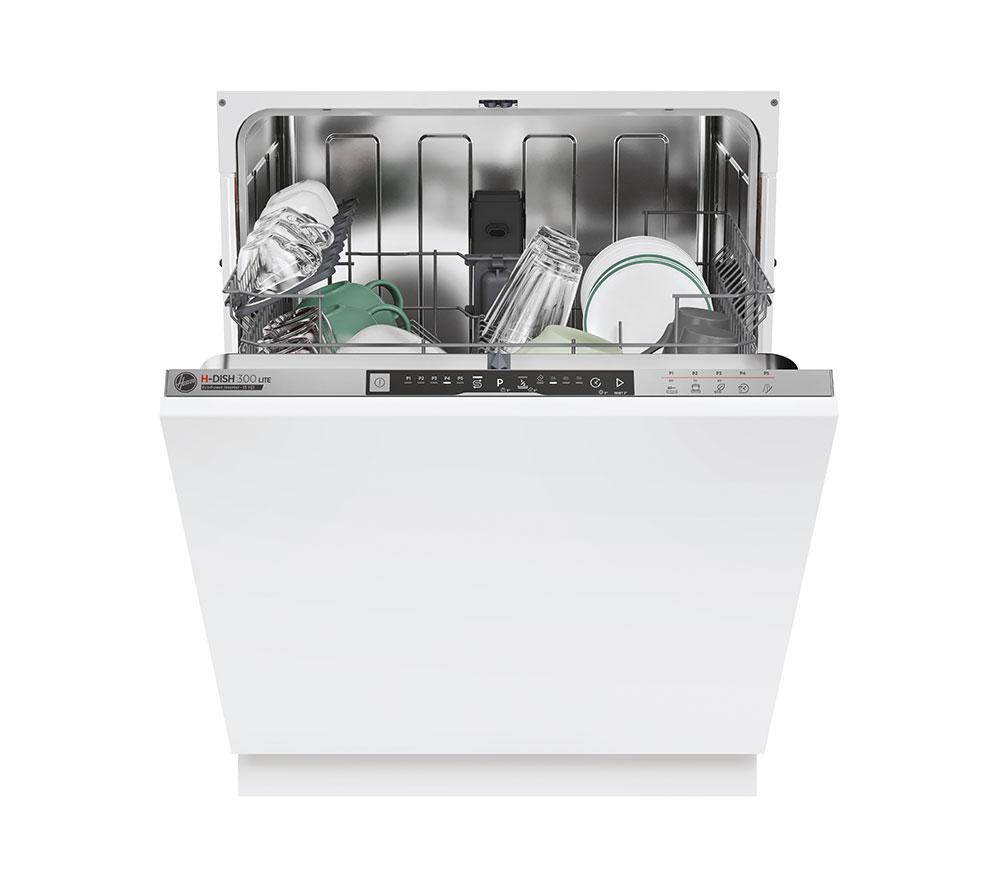 HOOVER H-Dish 500 HI 3E9E0S-80 Full-size Fully Integrated Dishwasher - Silver, Silver/Grey