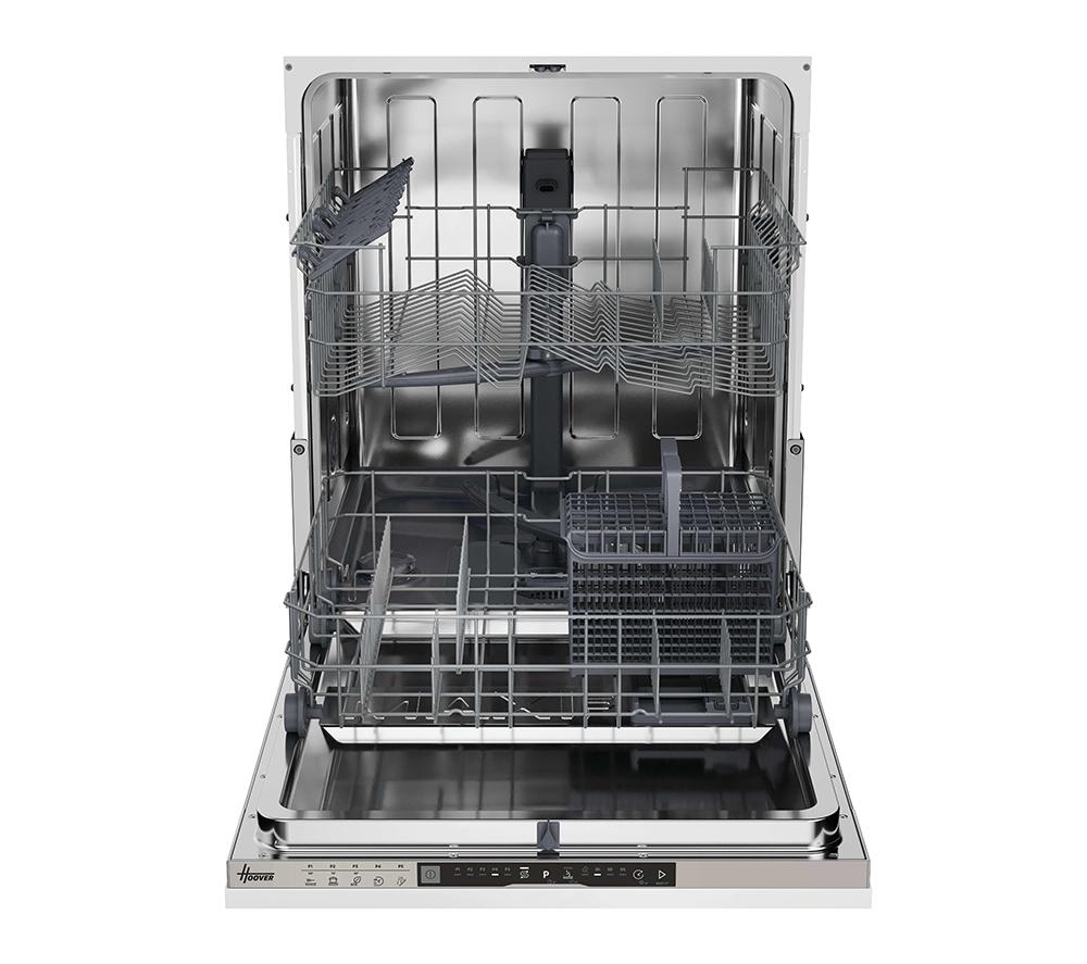 HOOVER H-Dish H300 HI 3E9E0S-80 Full-size Fully Integrated Dishwasher - Silver image number 3 of 18