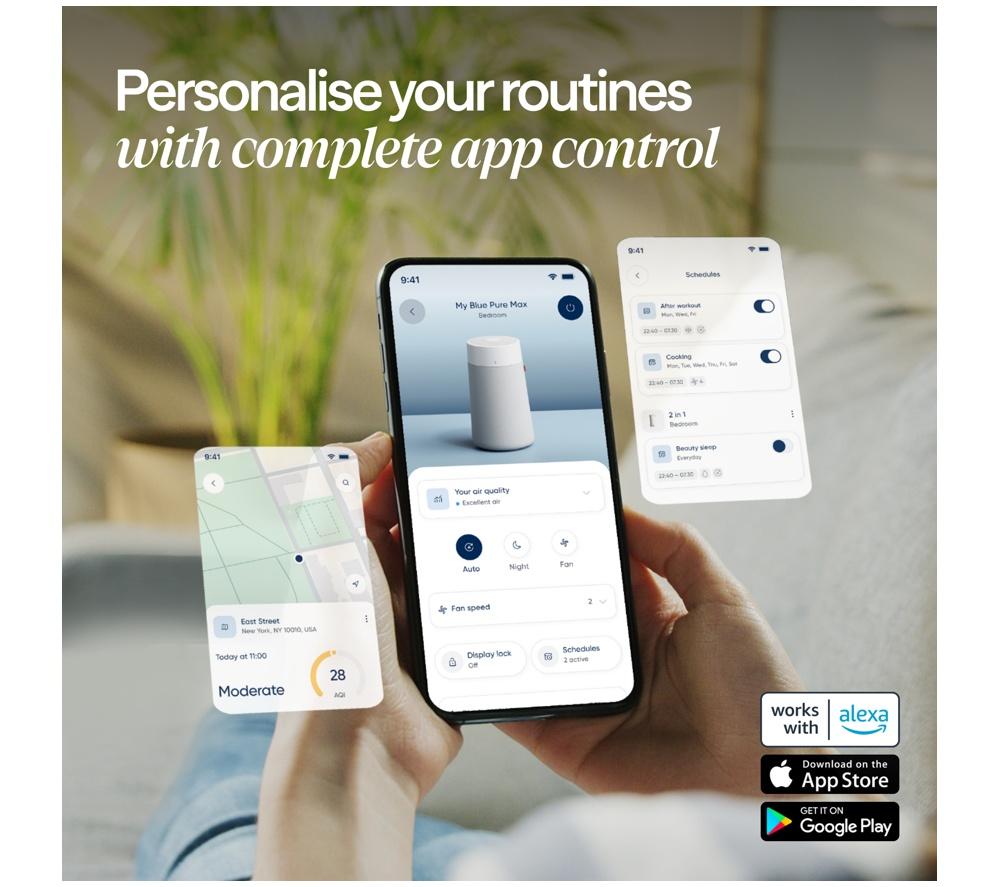 BLUEAIR Blue Max 3250i Smart Air Purifier - Grey image number 10 of 12