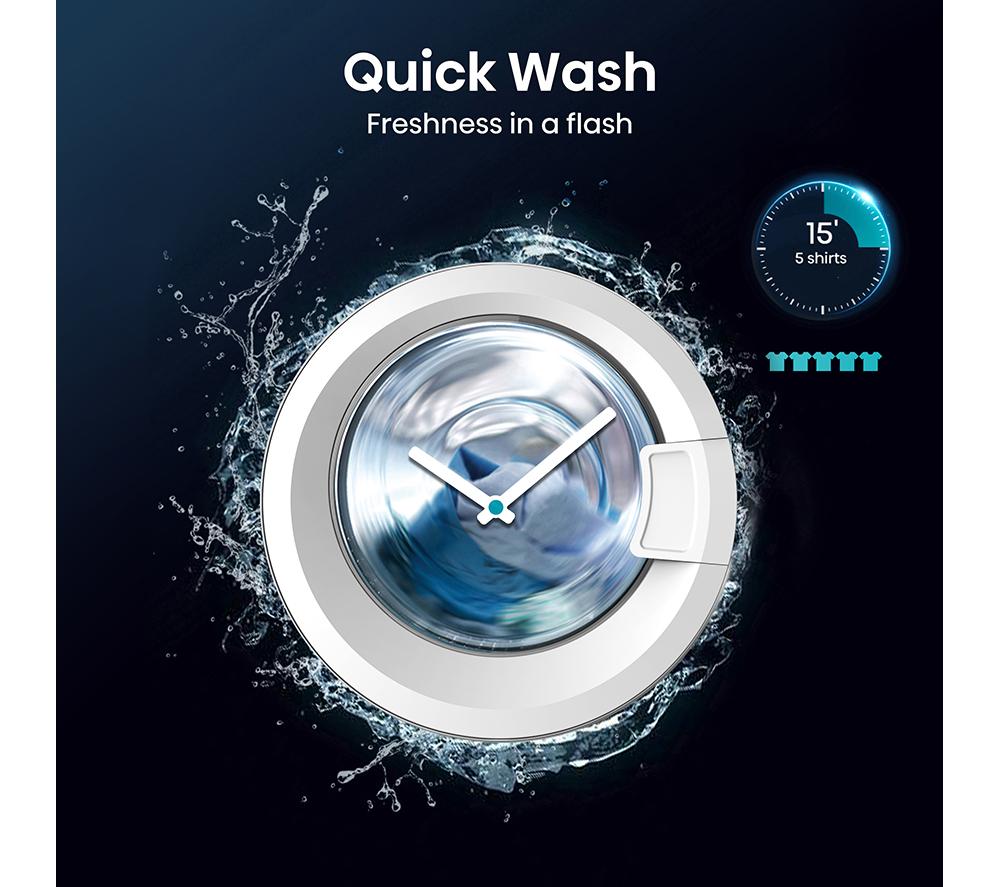 HISENSE 3 Series WF3M841BWI Integrated 8 kg 1400 rpm Washing Machine - White image number 4 of 14