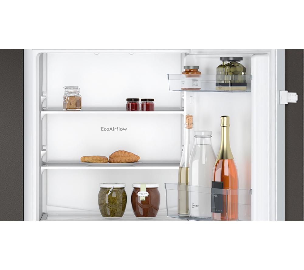 NEFF N30 KI7851SE0G Integrated 50/50 Fridge Freezer - Sliding Hinge image number 4 of 11