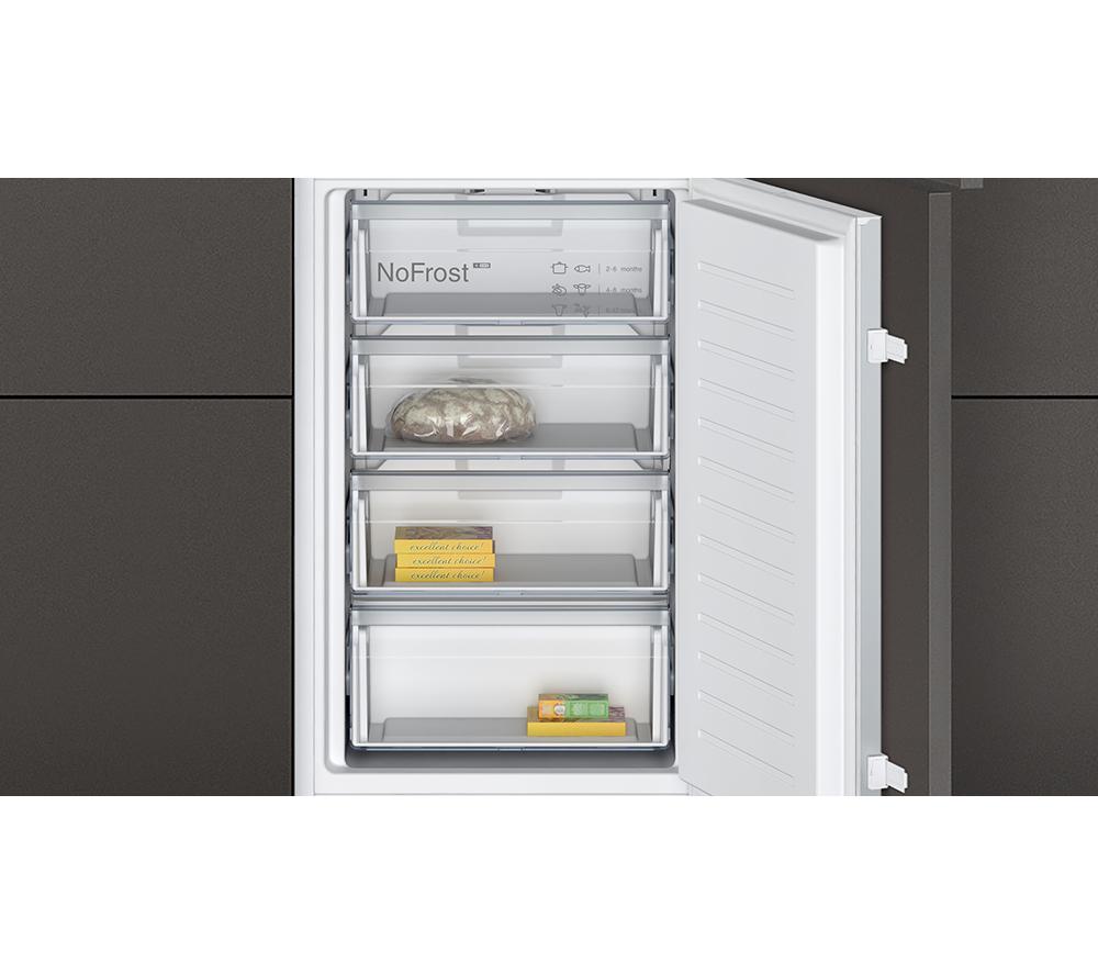 NEFF N30 KI7851SE0G Integrated 50/50 Fridge Freezer - Sliding Hinge image number 5 of 11