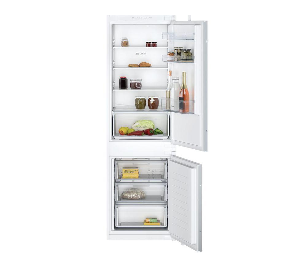 NEFF N30 KI7861SE0G Integrated 60/40 Fridge Freezer - Fixed Hinge, White