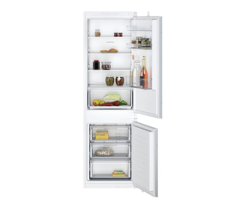 NEFF N30 KI7861SE0G Integrated 60/40 Fridge Freezer - Sliding Hinge