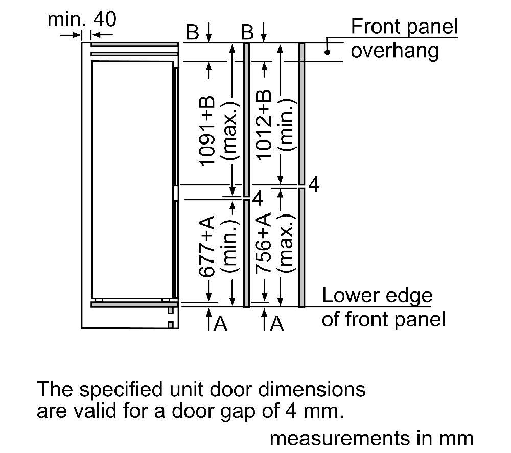 NEFF N30 KI7861SE0G Integrated 60/40 Fridge Freezer - Sliding Hinge image number 12 of 13