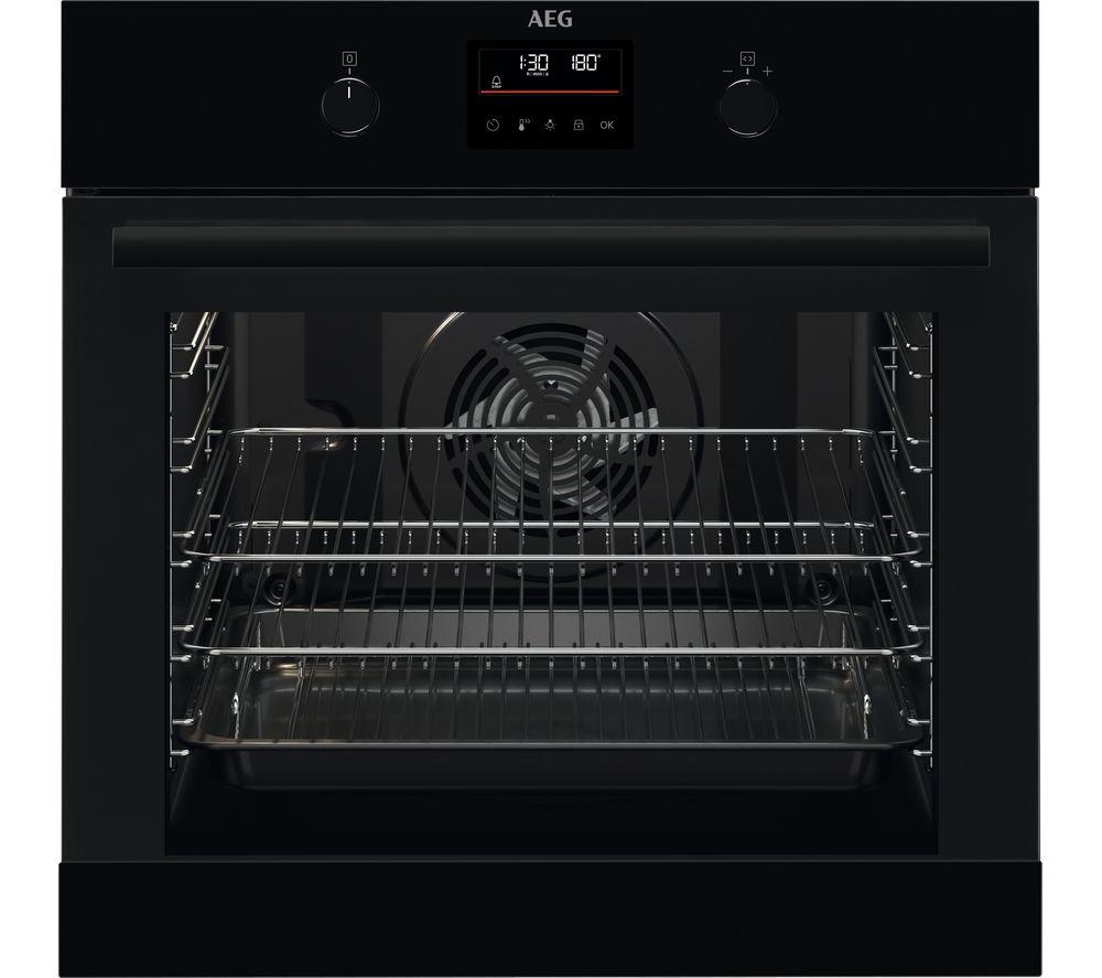 AEG SurroundCook BEB335061B Electric Oven - Black, Black