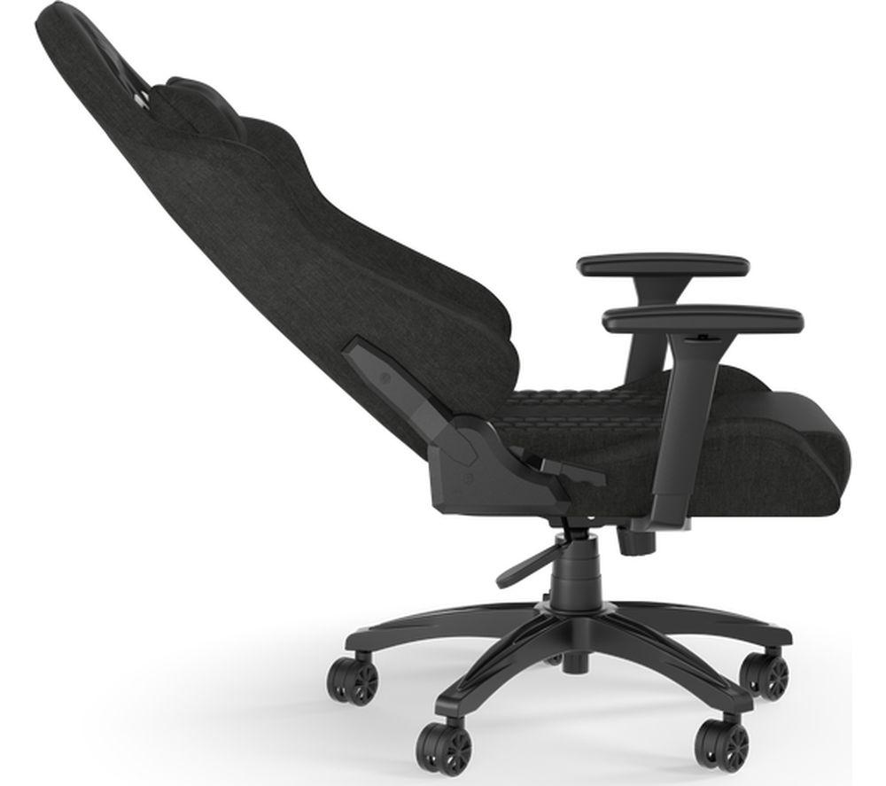 CORSAIR TC100 RELAXED Gaming Chair - Fabric, Black image number 8 of 9