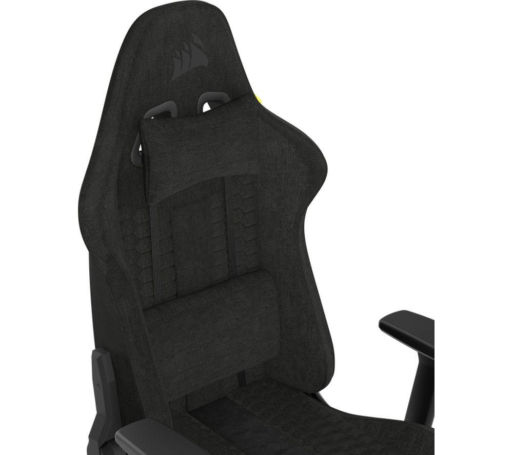 CORSAIR TC100 RELAXED Gaming Chair - Fabric, Black image number 9 of 9