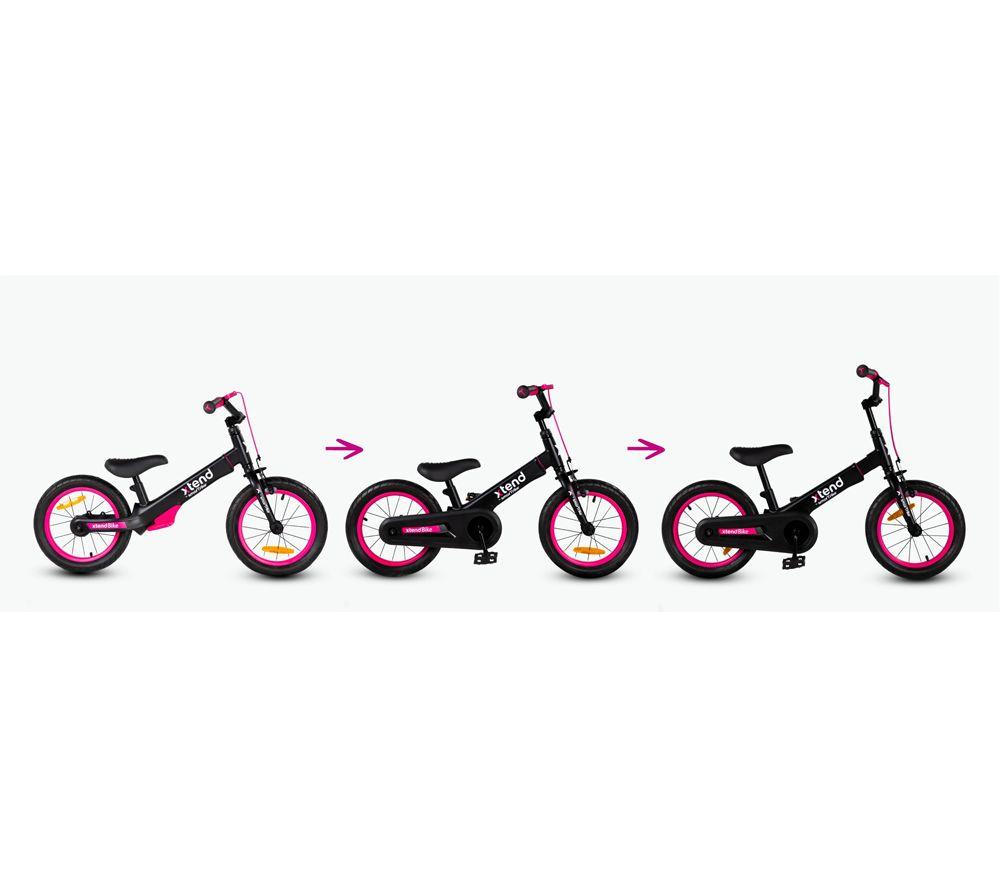 SMARTRIKE Xtend 3 Stage Kids' Bicycle - Pink & Black image number 6 of 9
