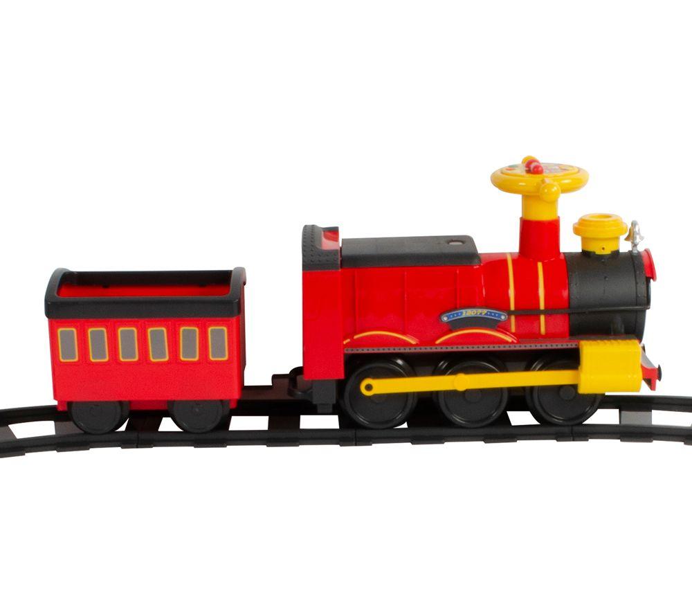 ROLLPLAY Steam Train Kids' Electric Ride-on Toy - Red image number 3 of 14