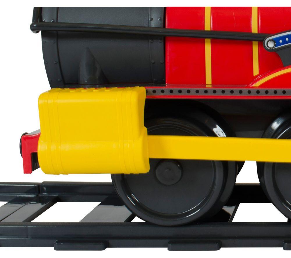 ROLLPLAY Steam Train Kids' Electric Ride-on Toy - Red image number 10 of 14