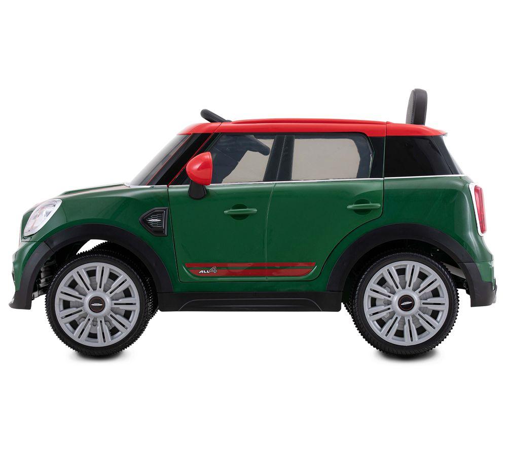 ROLLPLAY Mini Countryman Kids' Electric Ride-On Car - Green image number 4 of 13