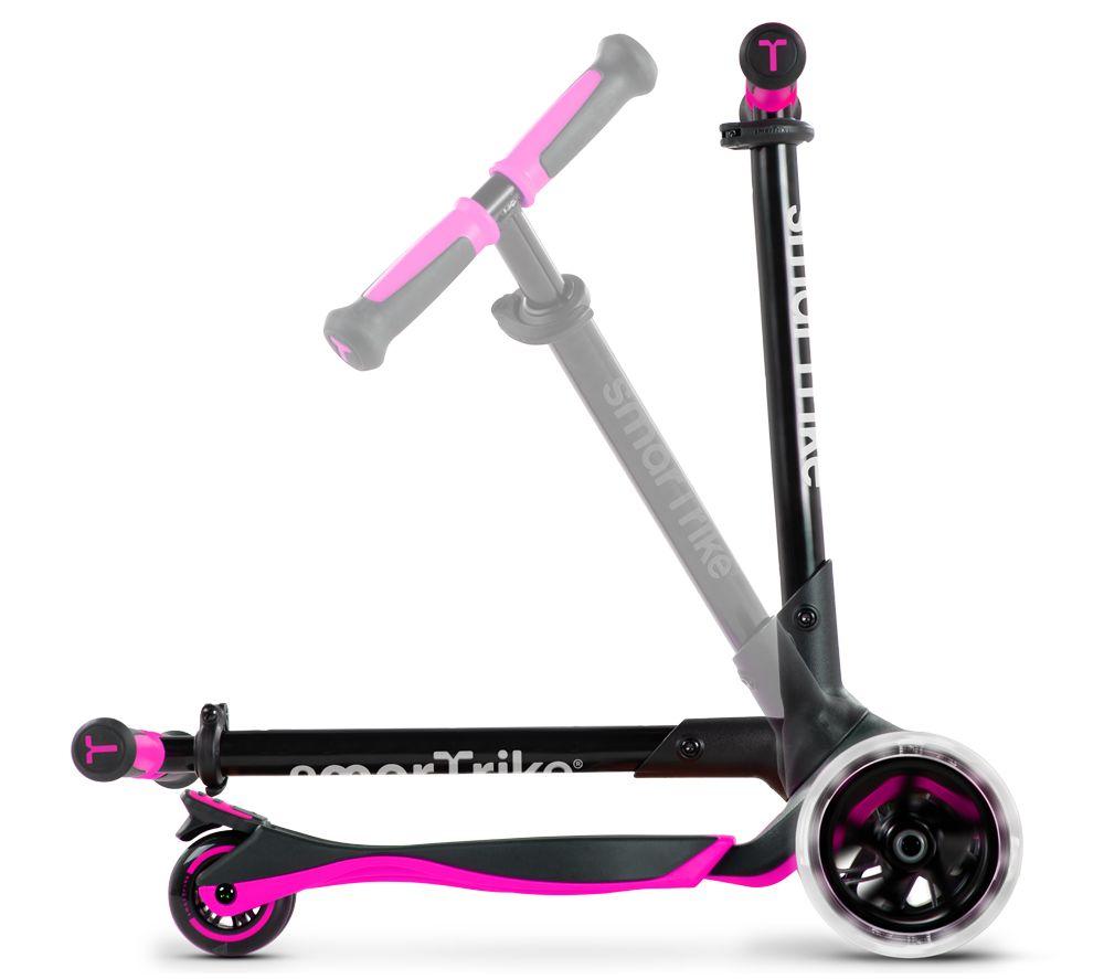 SMARTRIKE Xtend 3-Stage Folding Kids Scooter - Pink image number 5 of 11