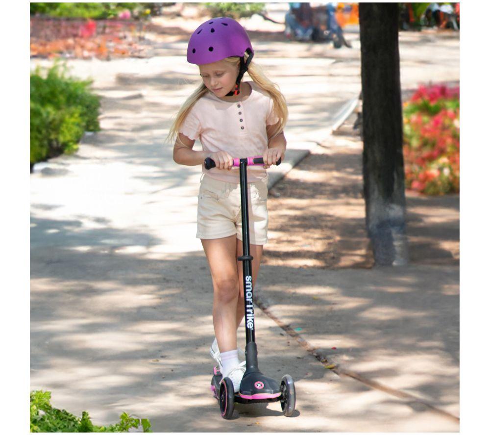 SMARTRIKE Xtend 3-Stage Folding Kids Scooter - Pink image number 11 of 11