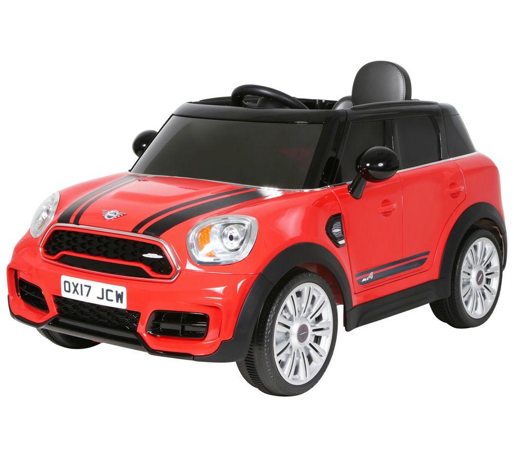 ROLLPLAY Mini Countryman 6 Volt Kids' Electric Ride-On Car - Red, Red