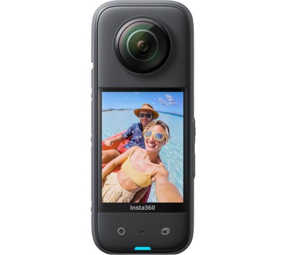 INSTA360 X3 4K Ultra HD 360 Action Camera - Black, Black