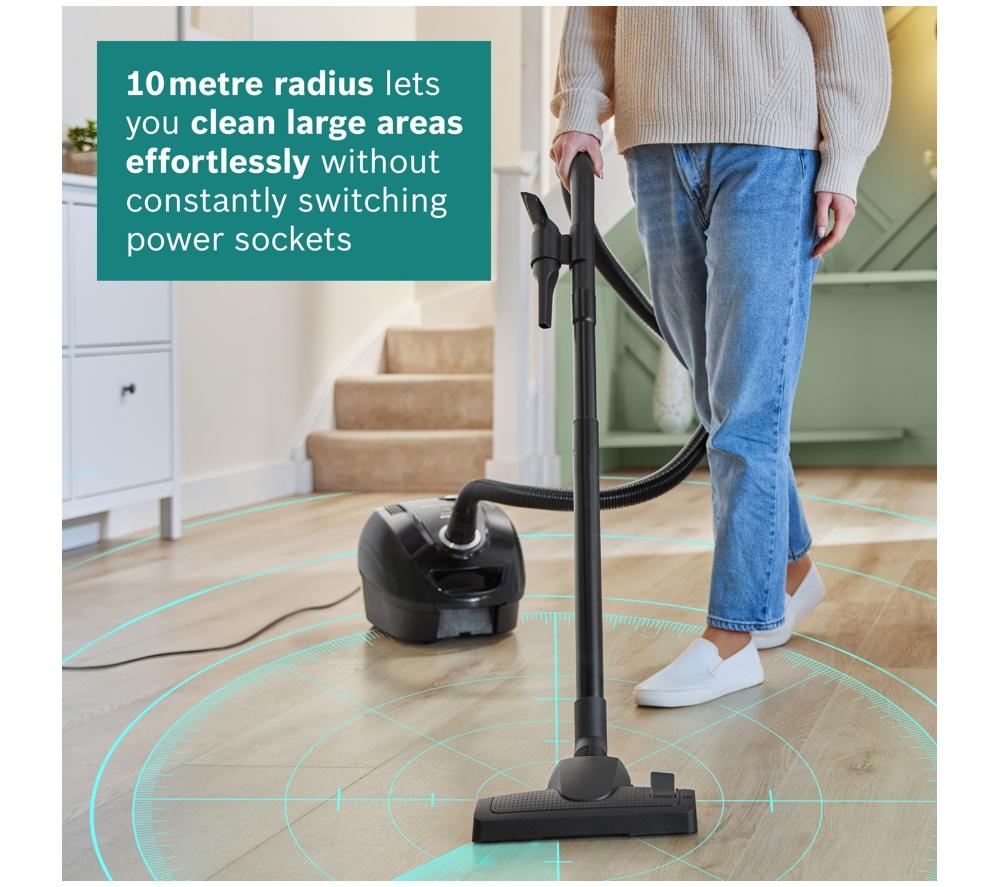 BOSCH Series 4 ProEco BGL38BA3GB Cylinder Bagged Vacuum Cleaner - Black image number 7 of 14