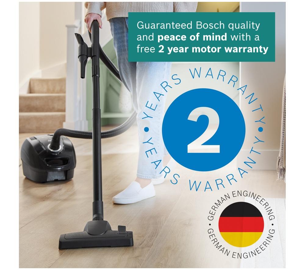 BOSCH Series 4 ProEco BGL38BA3GB Cylinder Bagged Vacuum Cleaner - Black image number 12 of 14